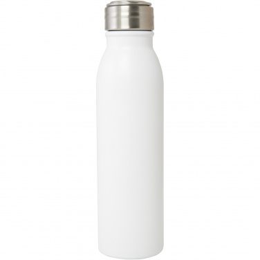 Logo trade business gifts image of: Harper 700 ml RCS certified stainless steel water bottle with metal loop