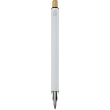 Logotrade promotional item image of: Cyrus recycled aluminium ballpoint pen (black ink)