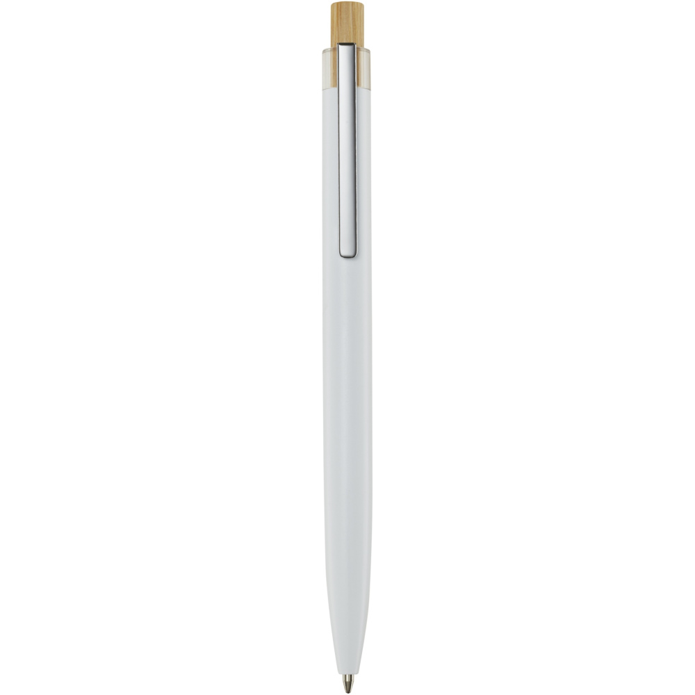 Logotrade promotional product image of: Nooshin recycled aluminium ballpoint pen (black ink)