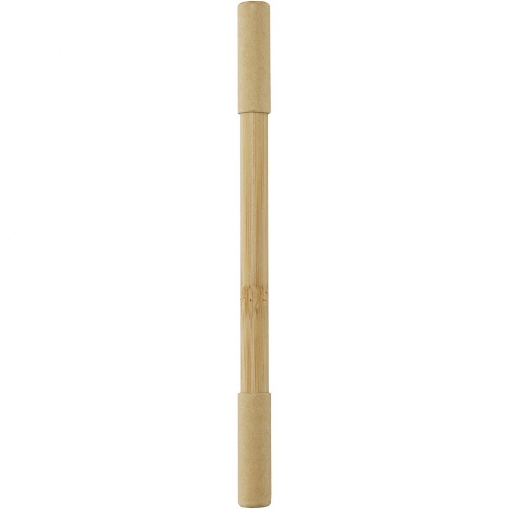 Logotrade promotional item image of: Samambu bamboo duo pen