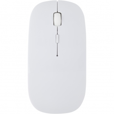 Logo trade promotional merchandise image of: Menlo RCS recycled plastic wireless mouse 