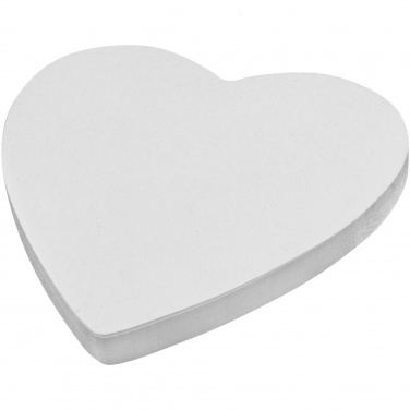 Logotrade advertising product image of: Sticky-Mate® heart-shaped recycled sticky notes