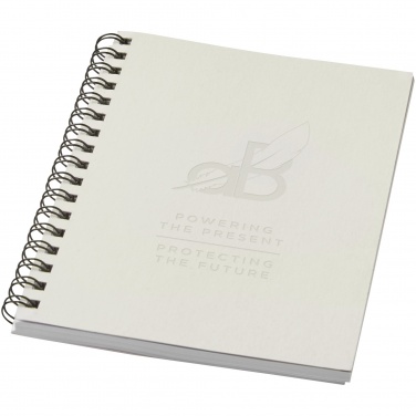 Logo trade promotional product photo of: Desk-Mate® A6 colour spiral notebook