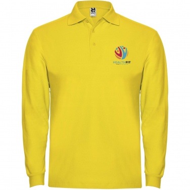 Logo trade promotional items picture of: Estrella long sleeve men's polo