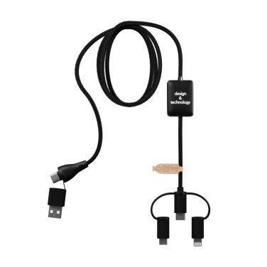 Logo trade promotional gift photo of: SCX.design C48 CarPlay 5-in-1 charging cable 
