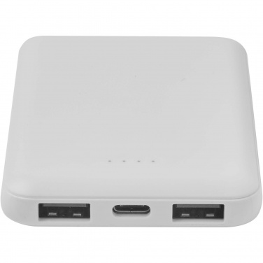 Logo trade promotional merchandise image of: Asama 5000 mAh Type-C recycled plastic power bank