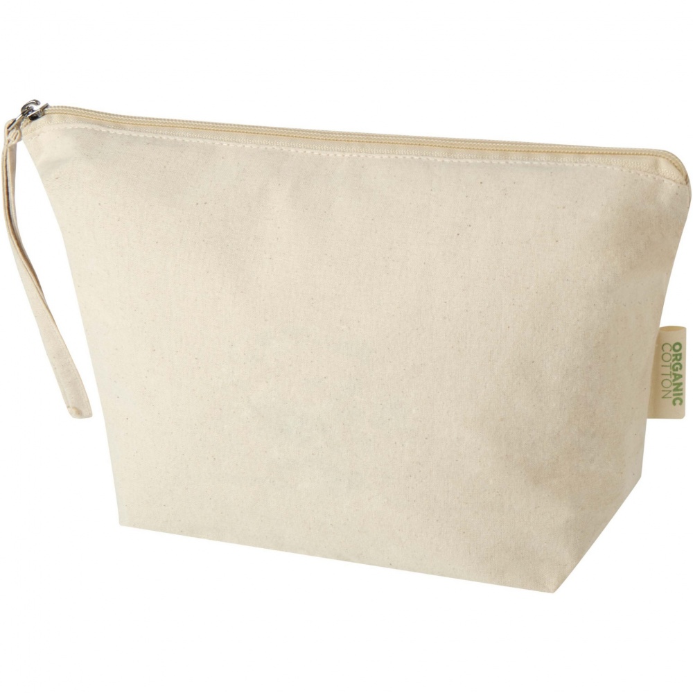 Logotrade promotional giveaways photo of: Orissa 180 g/m² organic large accessory pouch 3L