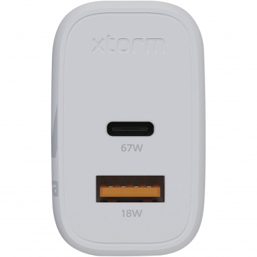 Logo trade promotional giveaway photo of: Xtorm XEC067 GaN² Ultra 67W wall charger