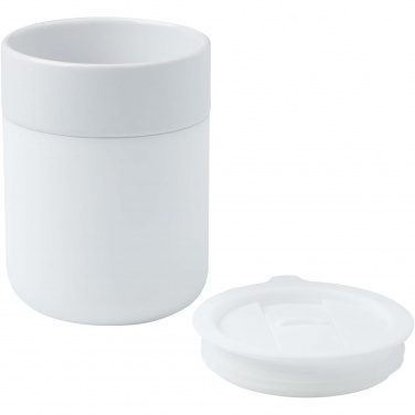 Logotrade promotional merchandise photo of: Java 330 ml ceramic tumbler with silicone wrap and plastic lid