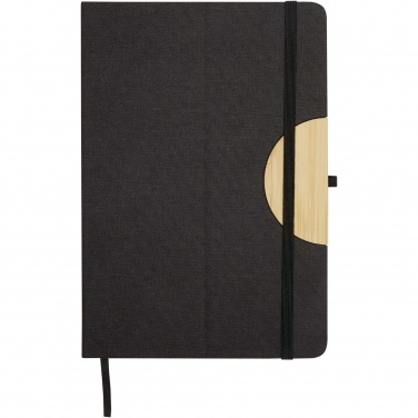 Logo trade promotional products picture of: Laura A5 hard cover notebook and ballpoint pen gift set