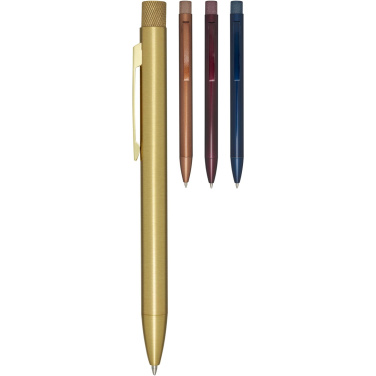 Logo trade promotional merchandise photo of: Beatriz recycled brass ballpoint pen