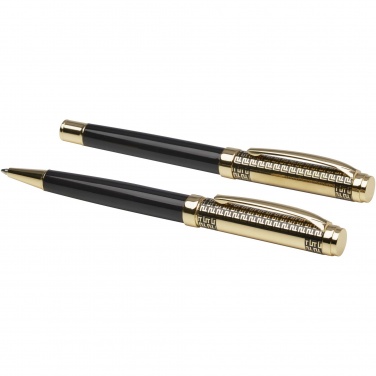 Logo trade business gifts image of: Legato ballpoint and rollerball pen set