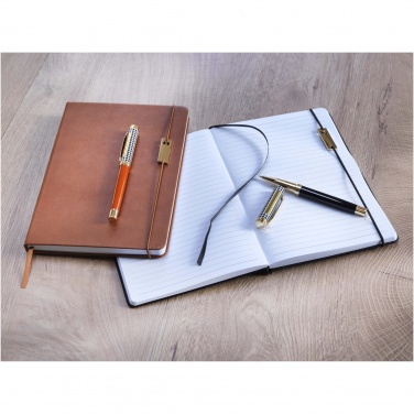 Logo trade advertising product photo of: Legato A5 notebook and rollerball pen set 