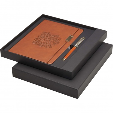 Logotrade business gift image of: Legato A5 notebook and rollerball pen set 
