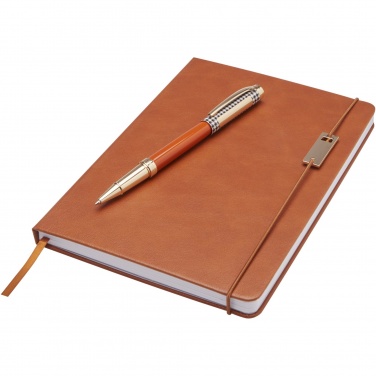 Logotrade corporate gifts photo of: Legato A5 notebook and rollerball pen set 