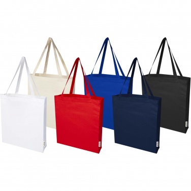 Logotrade promotional items photo of: Madras 140 g/m² GRS recycled cotton gusset tote bag