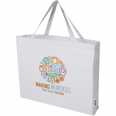 Logotrade promotional item picture of: Odessa 220 g/m² GRS recycled cotton large tote bag