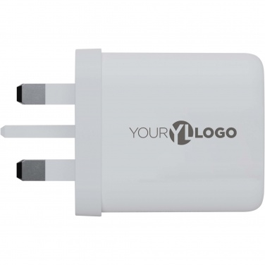 Logo trade promotional gifts picture of: Xtorm XEC067G GaN² Ultra 67W wall charger - UK plug