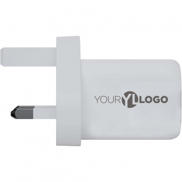Logotrade promotional giveaway image of: Xtorm XEC035 GaN² Ultra 35W wall charger - UK plug
