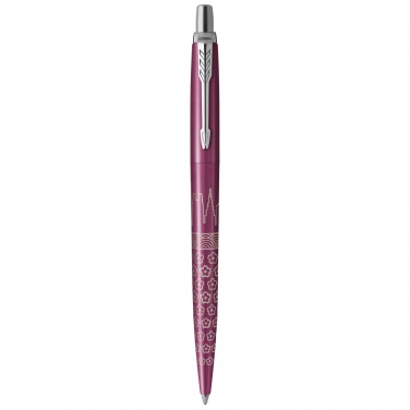Logo trade corporate gifts image of: Parker Jotter SE Global Icons colour trim ballpoint pen