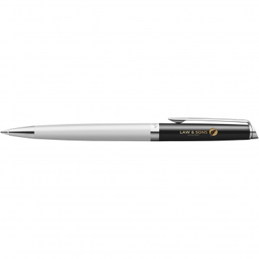 Logotrade business gift image of: Hemisphere colour blocking ballpoint pen with palladium trim