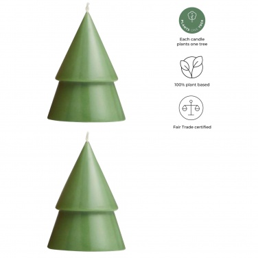Logotrade promotional merchandise image of: Originalhome Xmas tree candle set of 2 - M
