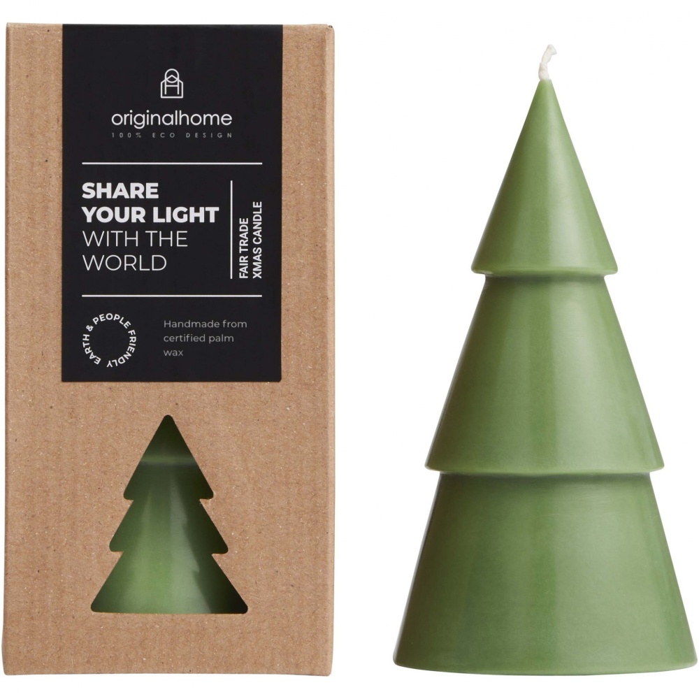 Logotrade business gift image of: Originalhome Xmas tree candle - L
