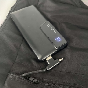 Logo trade promotional gifts picture of: SCX.design G01 heated bodywarmer with power bank