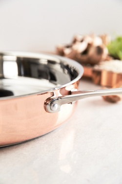 Logo trade promotional giveaways image of: VINGA Baron copper sauté pan