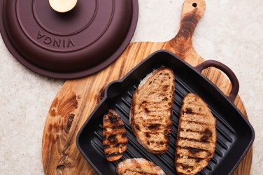 Logo trade advertising products picture of: VINGA Monte enamelled grill pan