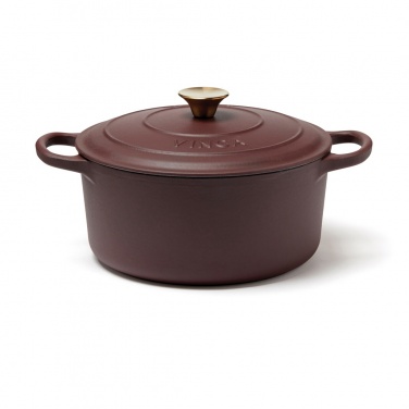 Logo trade promotional merchandise picture of: VINGA Monte enameled cast iron pot 5.5L