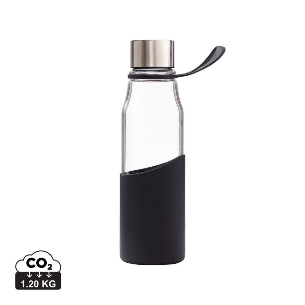 Logo trade promotional gift photo of: VINGA Lean Glass Water Bottle