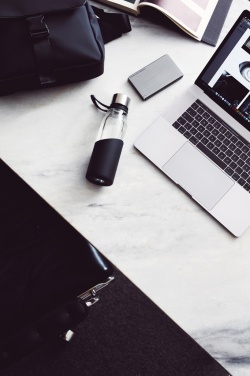 Logotrade business gifts photo of: VINGA Lean Glass Water Bottle