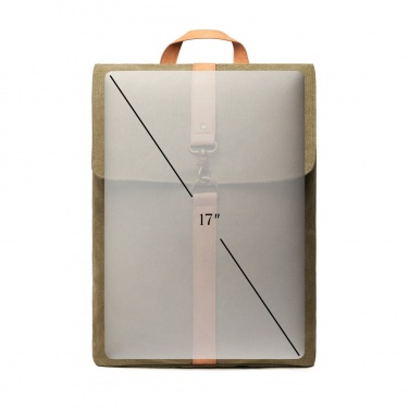 Logo trade promotional merchandise photo of: VINGA Bosler backpack GRS recycled canvas