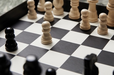 Logo trade promotional merchandise image of: VINGA Chess coffee table game