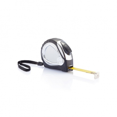 Logotrade promotional gift image of: Chrome plated auto stop tape measure
