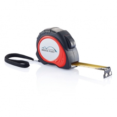 Logo trade promotional merchandise image of: Tool Pro measuring tape - 8m/25mm