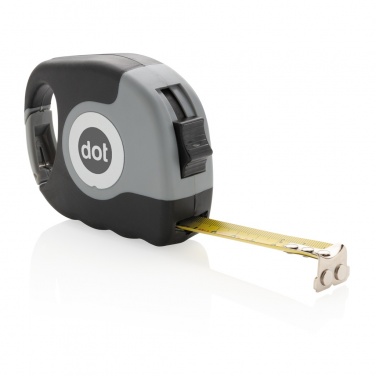 Logo trade promotional gift photo of: Measuring tape with carabiner