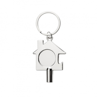Logo trade promotional merchandise image of: RCS recycled zinc alloy 3 in 1 keychain