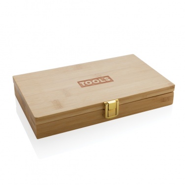 Logo trade corporate gifts picture of: Carvine 21 pcs bamboo tool set