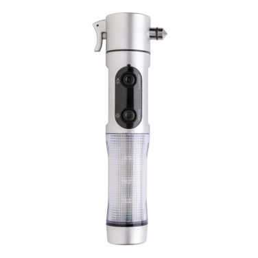 Logo trade business gift photo of: Emergency light with hammer