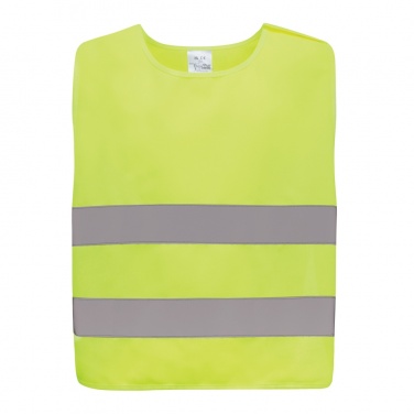 Logo trade business gifts image of: GRS recycled PET high-visibility safety vest 7-12 years