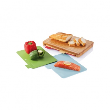 Logo trade corporate gift photo of: Cutting board with 4pcs hygienic boards