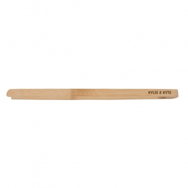Logo trade promotional products picture of: Ukiyo bamboo serving tongs