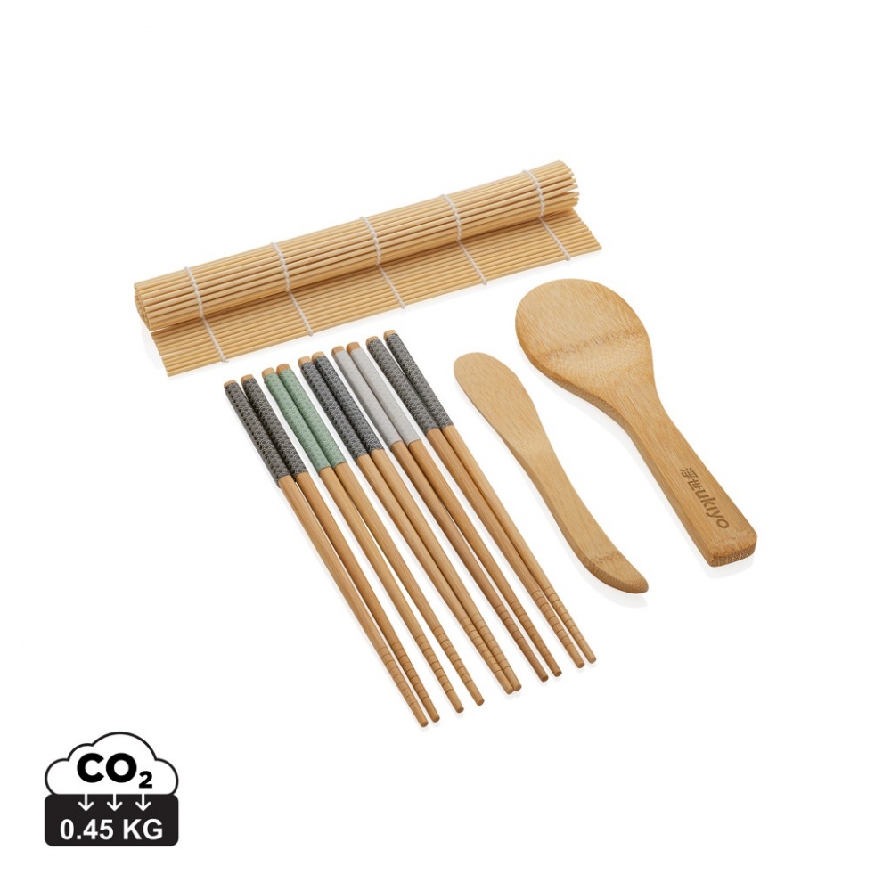 Logo trade business gift photo of: Ukiyo 8 pcs sushi dinner set