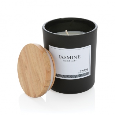 Logotrade corporate gift picture of: Ukiyo deluxe scented candle with bamboo lid