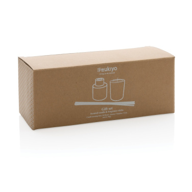 Logo trade corporate gifts picture of: Ukiyo candle and fragrance sticks gift set