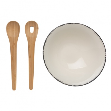Logotrade promotional merchandise image of: Ukiyo salad bowl with bamboo salad server