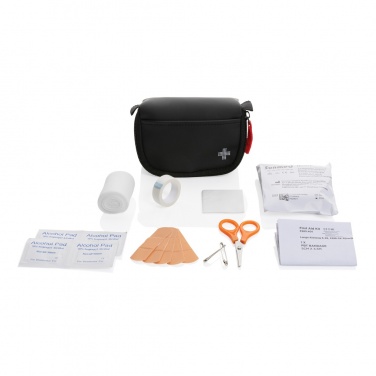 Logo trade promotional products picture of: RCS recycled nubuck PU pouch first aid set mailable