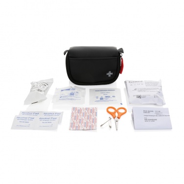 Logo trade promotional products picture of: RCS recycled nubuck PU pouch first aid set mailable